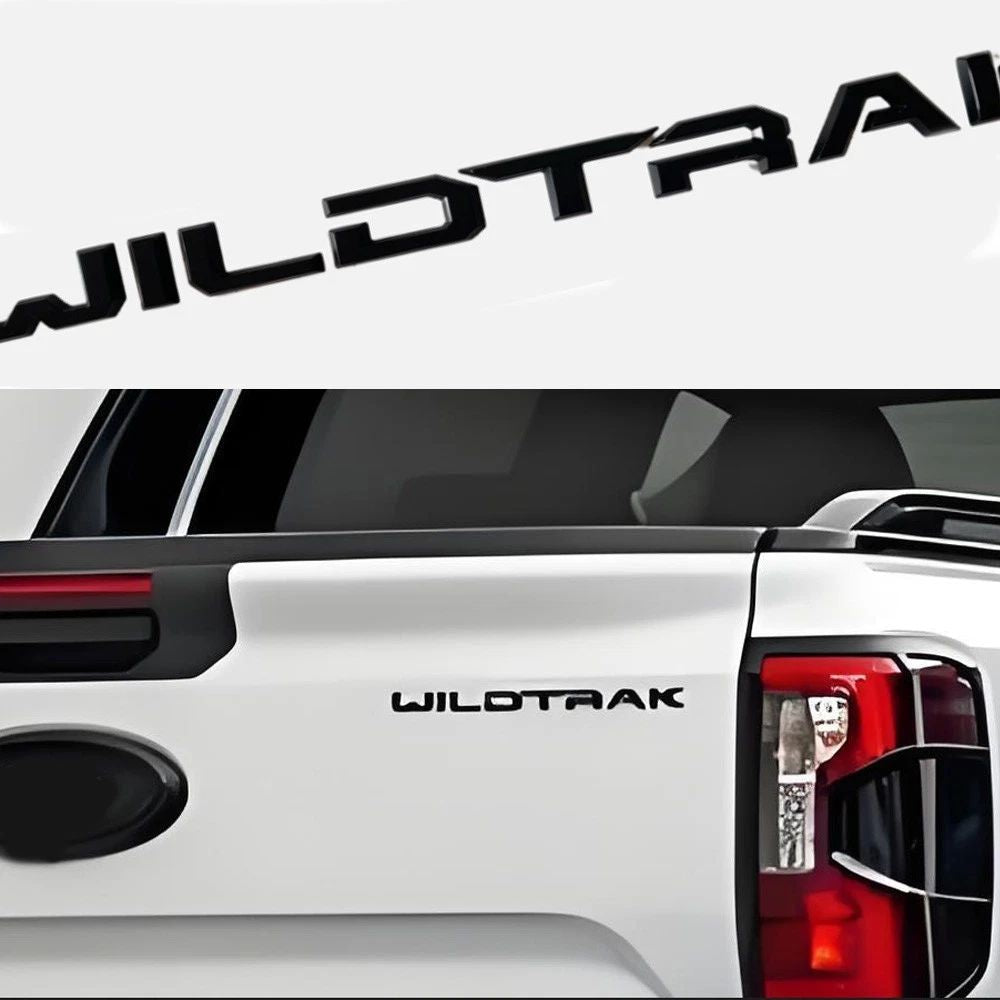 3D Tailgate WILDTRAK Letter Emblem For Ford Ranger 2022-2024