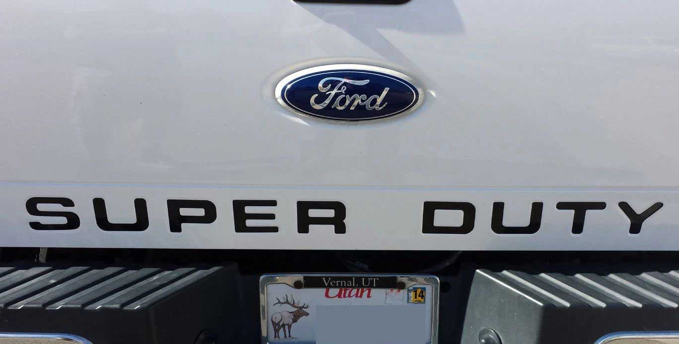 3D SUPERDUTY Insert Emblem Letter For Ford F250 F350 F450 Super Duty 2008-2016