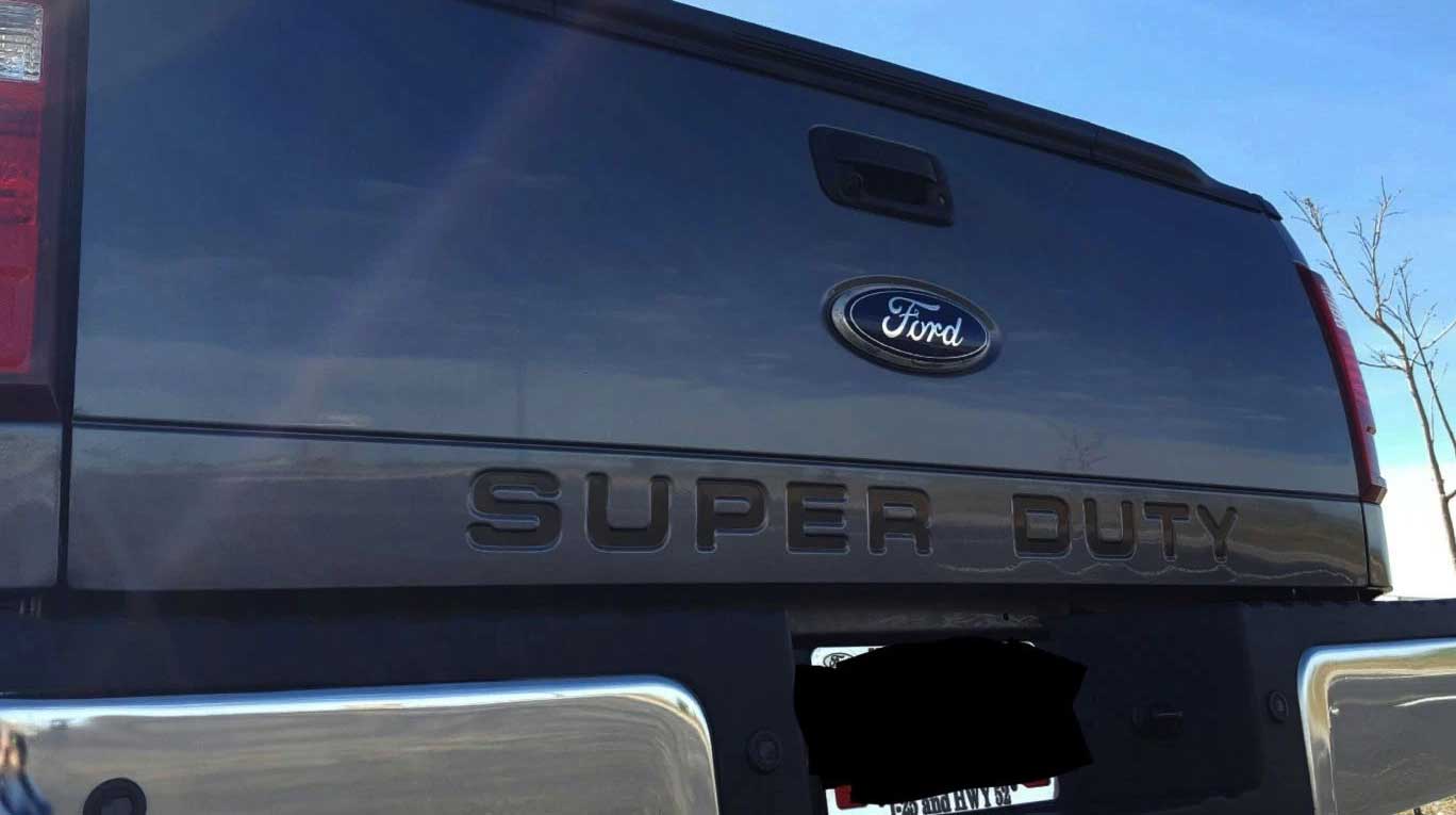 3D SUPERDUTY Insert Emblem Letter For Ford F250 F350 F450 Super Duty 2008-2016