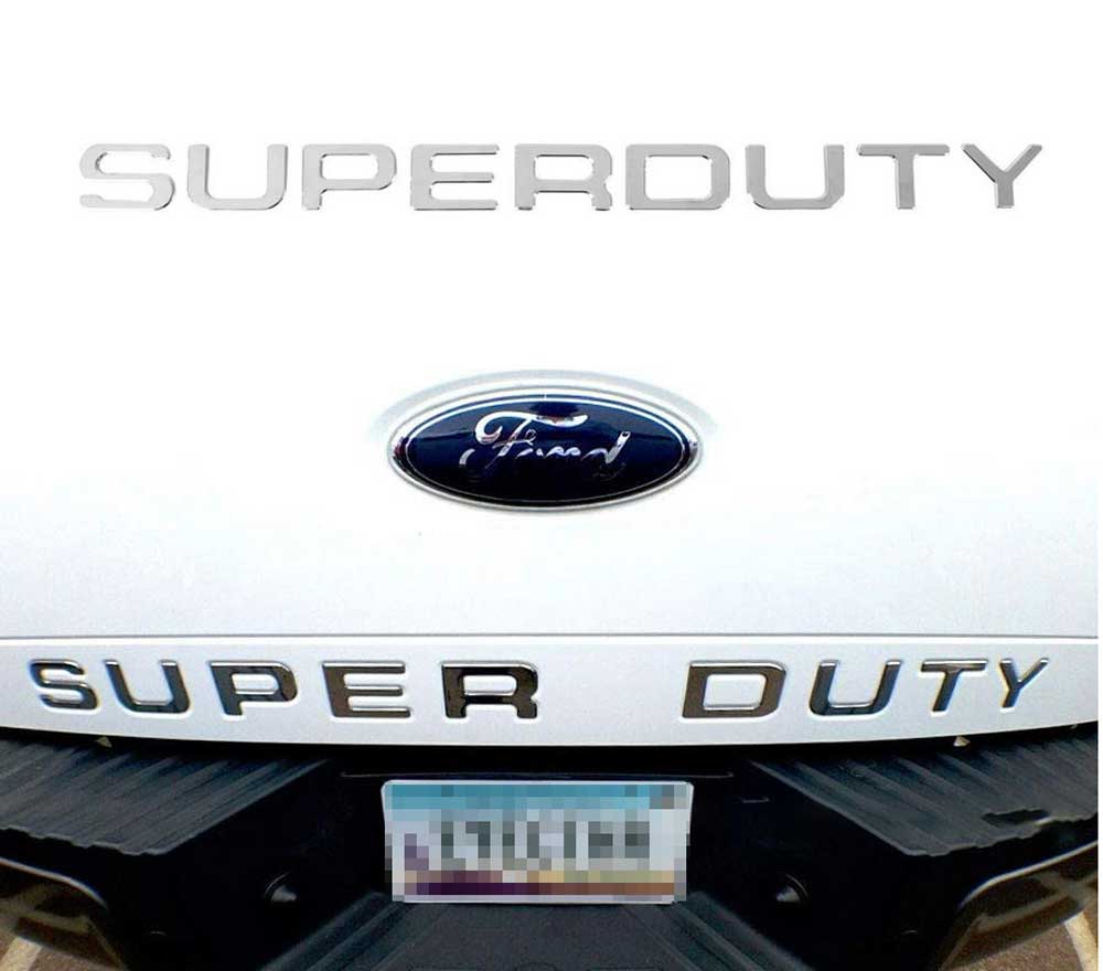 3D SUPERDUTY Insert Emblem Letter For Ford F250 F350 F450 Super Duty 2008-2016