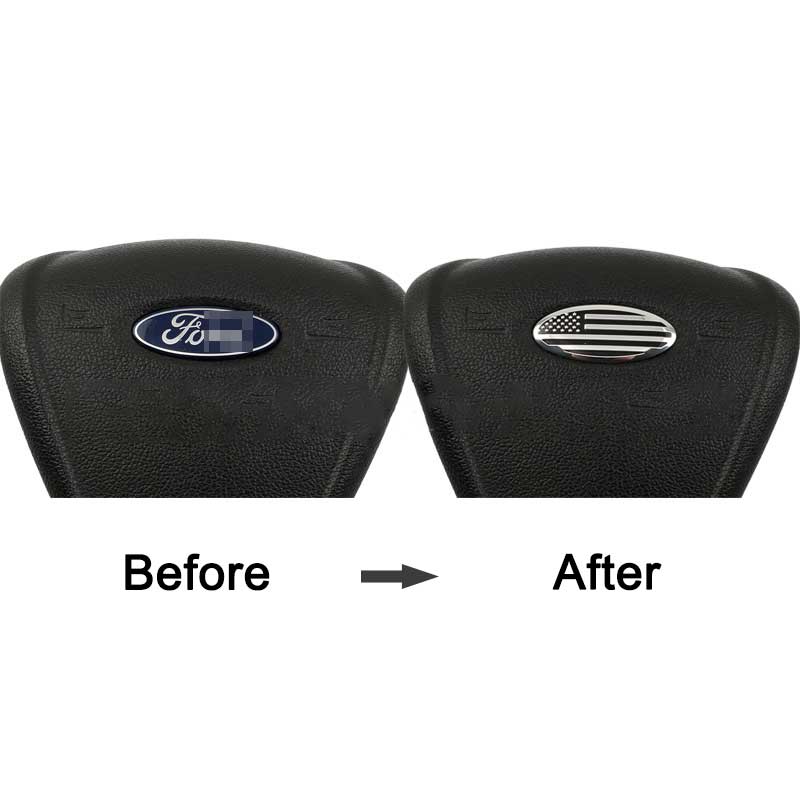 Ford Steering Wheel Emblem | 2Pcs Secondary image