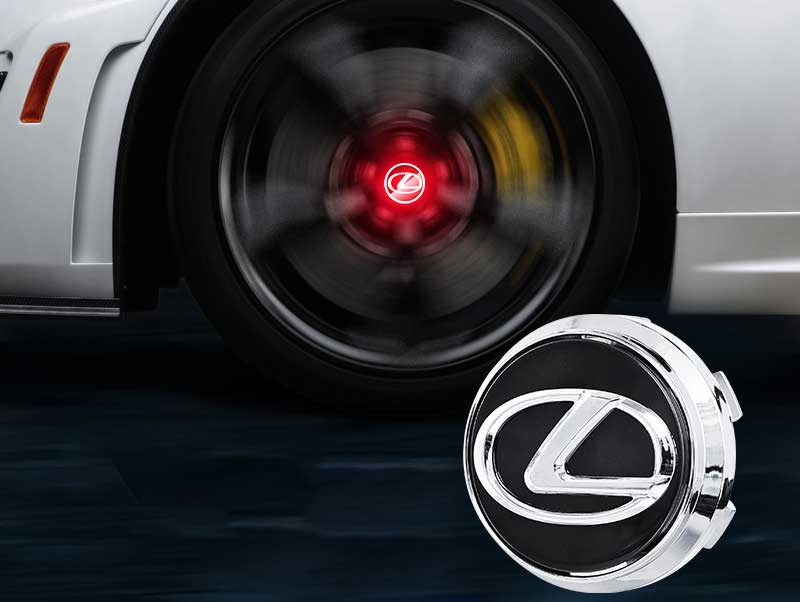 LEXUS Floating LED Wheel Center Hub Caps | 4Pcs Secondary image