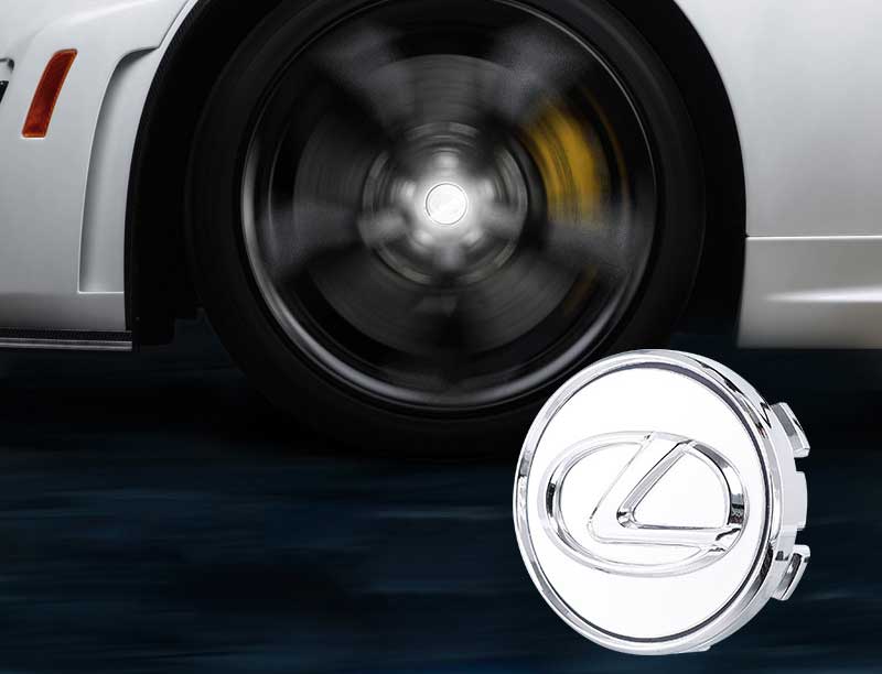 LEXUS Floating LED Wheel Center Hub Caps | 4Pcs