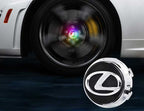 LEXUS Floating LED Wheel Center Hub Caps | 4Pcs