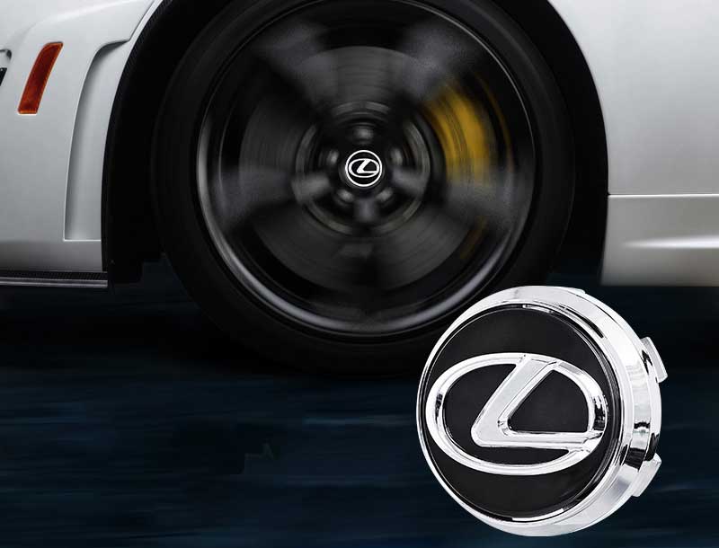 LEXUS Floating LED Wheel Center Hub Caps | 4Pcs Main image