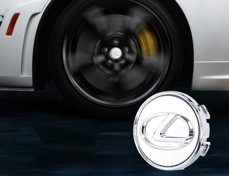 LEXUS Floating LED Wheel Center Hub Caps | 4Pcs