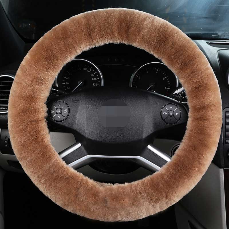New Winter Style! Wool Steering Wheel Cover