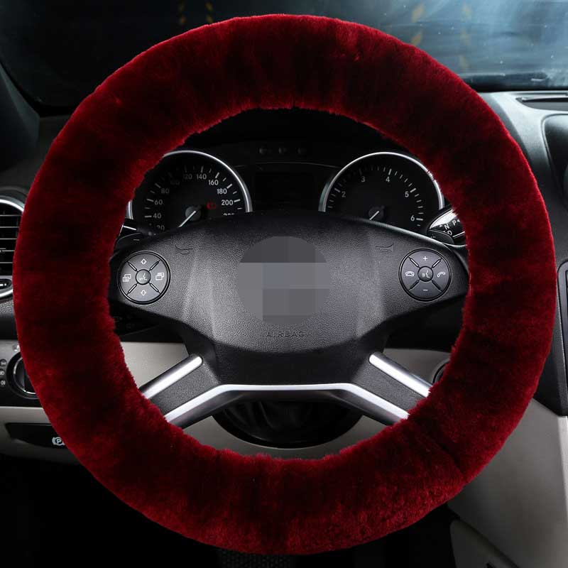 New Winter Style! Wool Steering Wheel Cover