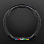 D Type Steering Wheel Cover For Tesla 3 Y Series