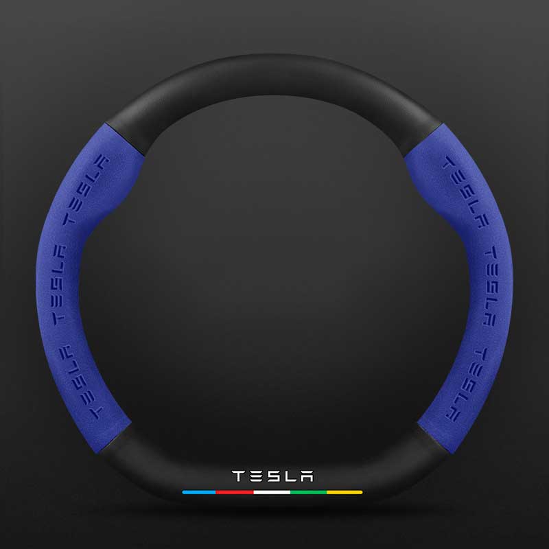 D Type Steering Wheel Cover For Tesla 3 Y Series