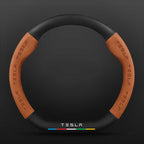 D Type Steering Wheel Cover For Tesla 3 Y Series