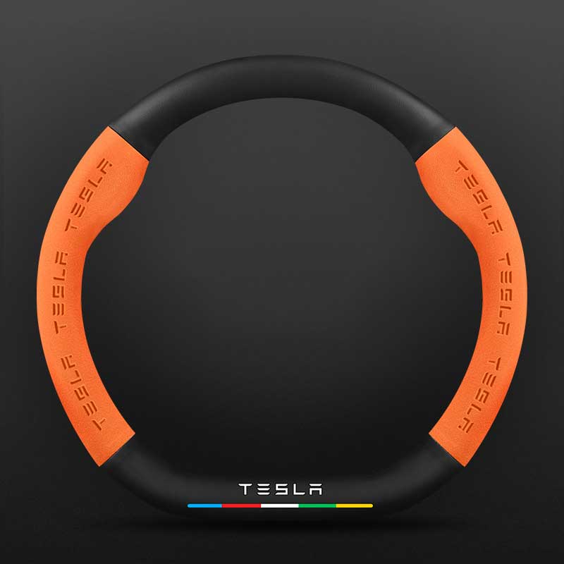 D Type Steering Wheel Cover For Tesla 3 Y Series