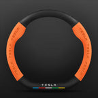 D Type Steering Wheel Cover For Tesla 3 Y Series