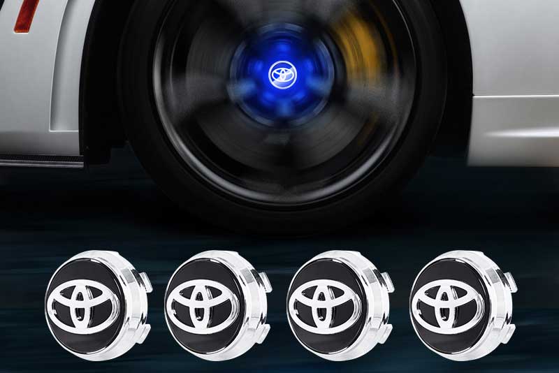TOYOTA Floating LED Wheel Center Hub Caps | 4Pcs Hauptbild