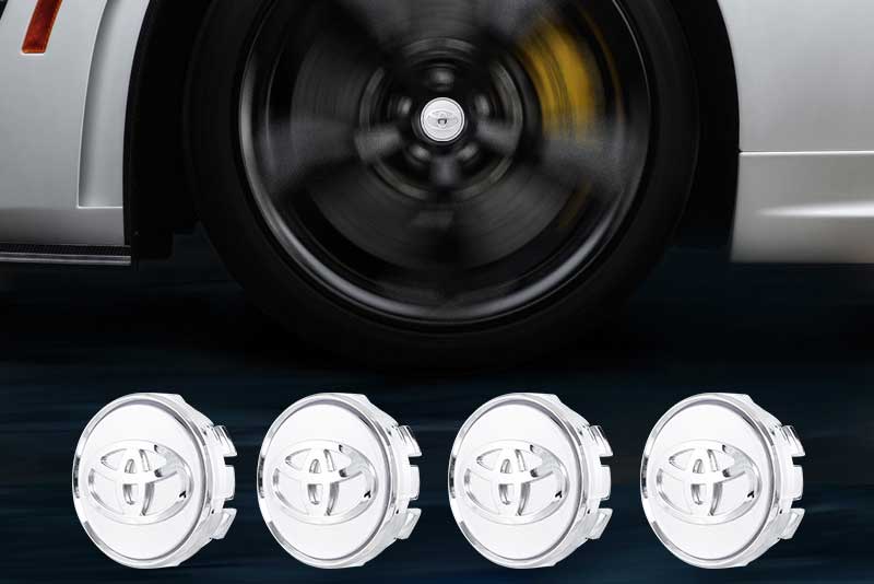 TOYOTA Floating LED Wheel Center Hub Caps | 4Pcs