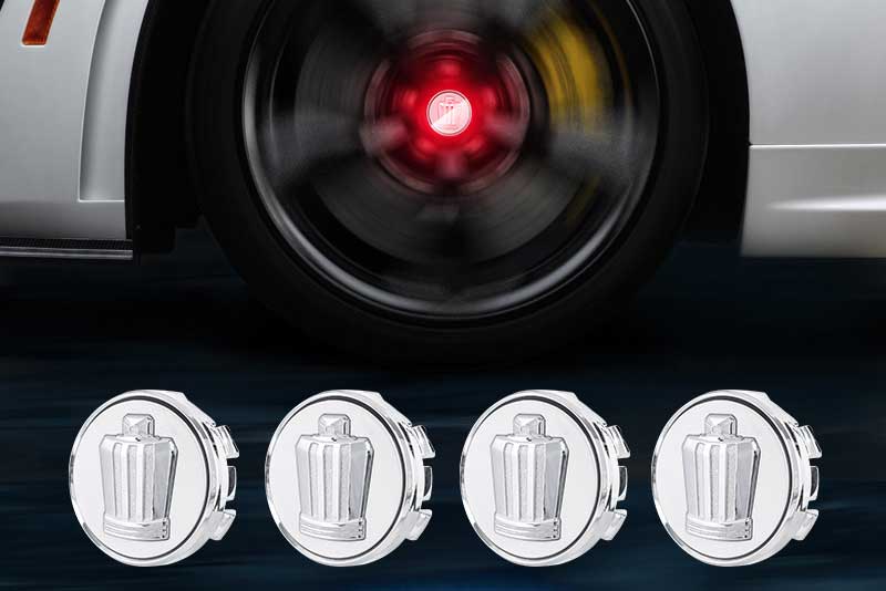 TOYOTA CROWN Floating LED Wheel Center Hub Caps | 4Pcs Secondary image