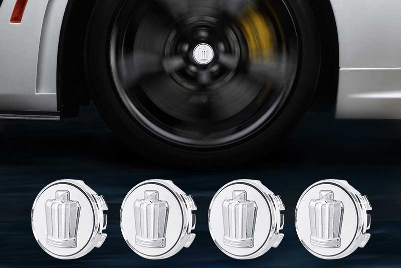 TOYOTA CROWN Floating LED Wheel Center Hub Caps | 4Pcs