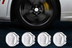 TOYOTA CROWN Floating LED Wheel Center Hub Caps | 4Pcs
