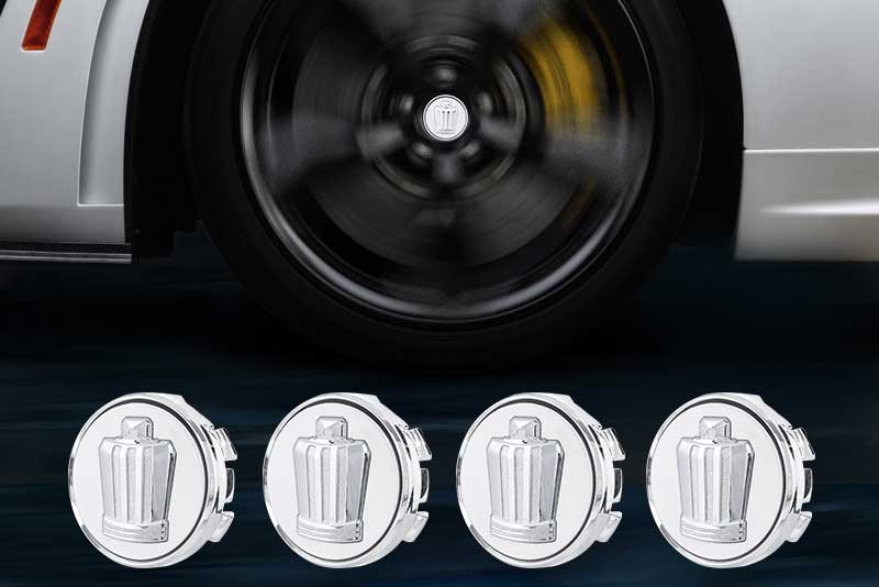 TOYOTA CROWN Floating LED Wheel Center Hub Caps | 4Pcs