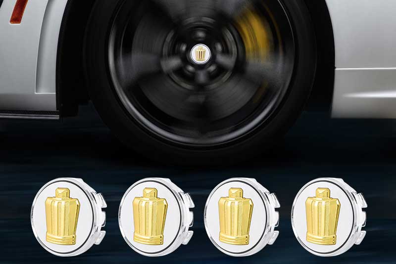 TOYOTA CROWN Floating LED Wheel Center Hub Caps | 4Pcs Main image