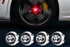 TOYOTA Floating LED Wheel Center Hub Caps | 4Pcs