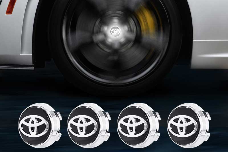 TOYOTA Floating LED Wheel Center Hub Caps | 4Pcs