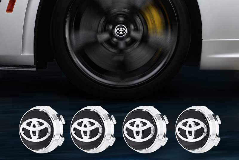 TOYOTA Floating LED Wheel Center Hub Caps | 4Pcs Main image
