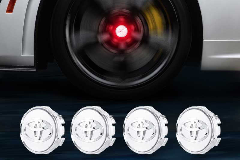 TOYOTA Floating LED Wheel Center Hub Caps | 4Pcs