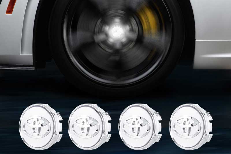 TOYOTA Floating LED Wheel Center Hub Caps | 4Pcs