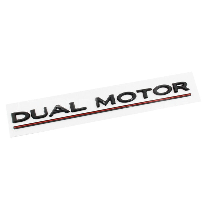3D DUAL MOTOR Letters For Tesla Model 3 Y Rear Lid Trunk Badge Imagen principal del producto