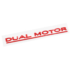 3D DUAL MOTOR Letters For Tesla Model 3 Y Rear Lid Trunk Badge