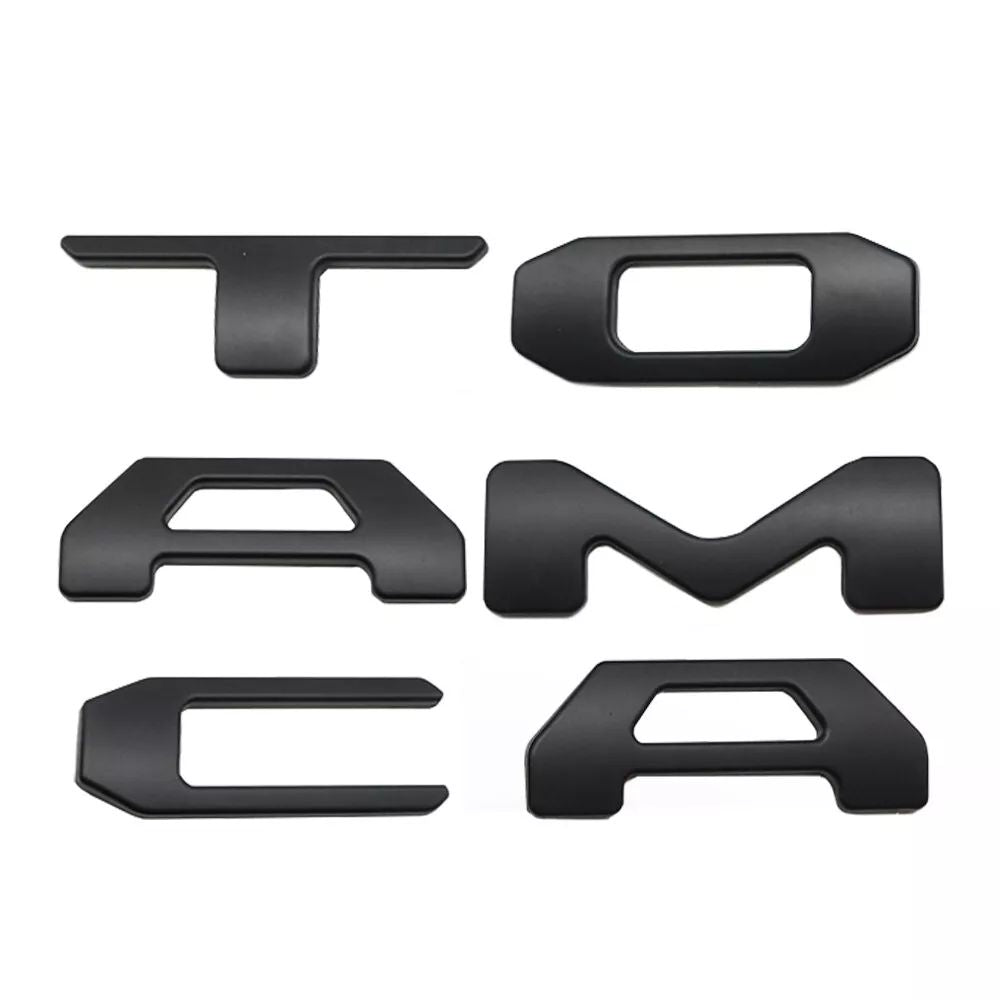 Raised Tailgate Insert Letters fits 2024 2025 Toyota Tacoma Emblem