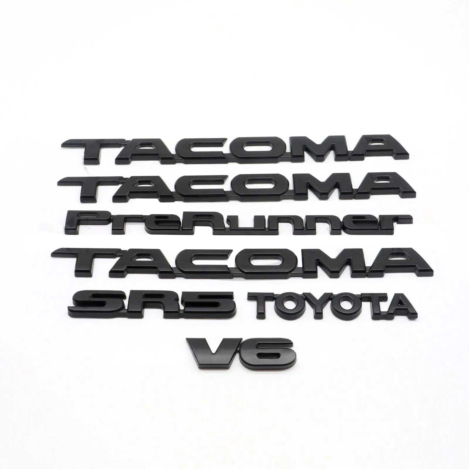 7pcs Set Emblems For 2005-2015 Toyota Tacoma Letter Badge Nameplate Hauptbild