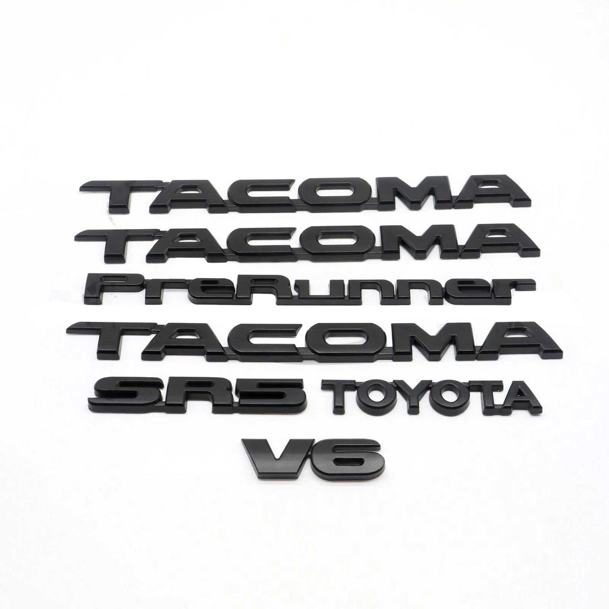 7pcs Set Emblems For 2005-2015 Toyota Tacoma Letter Badge Nameplate