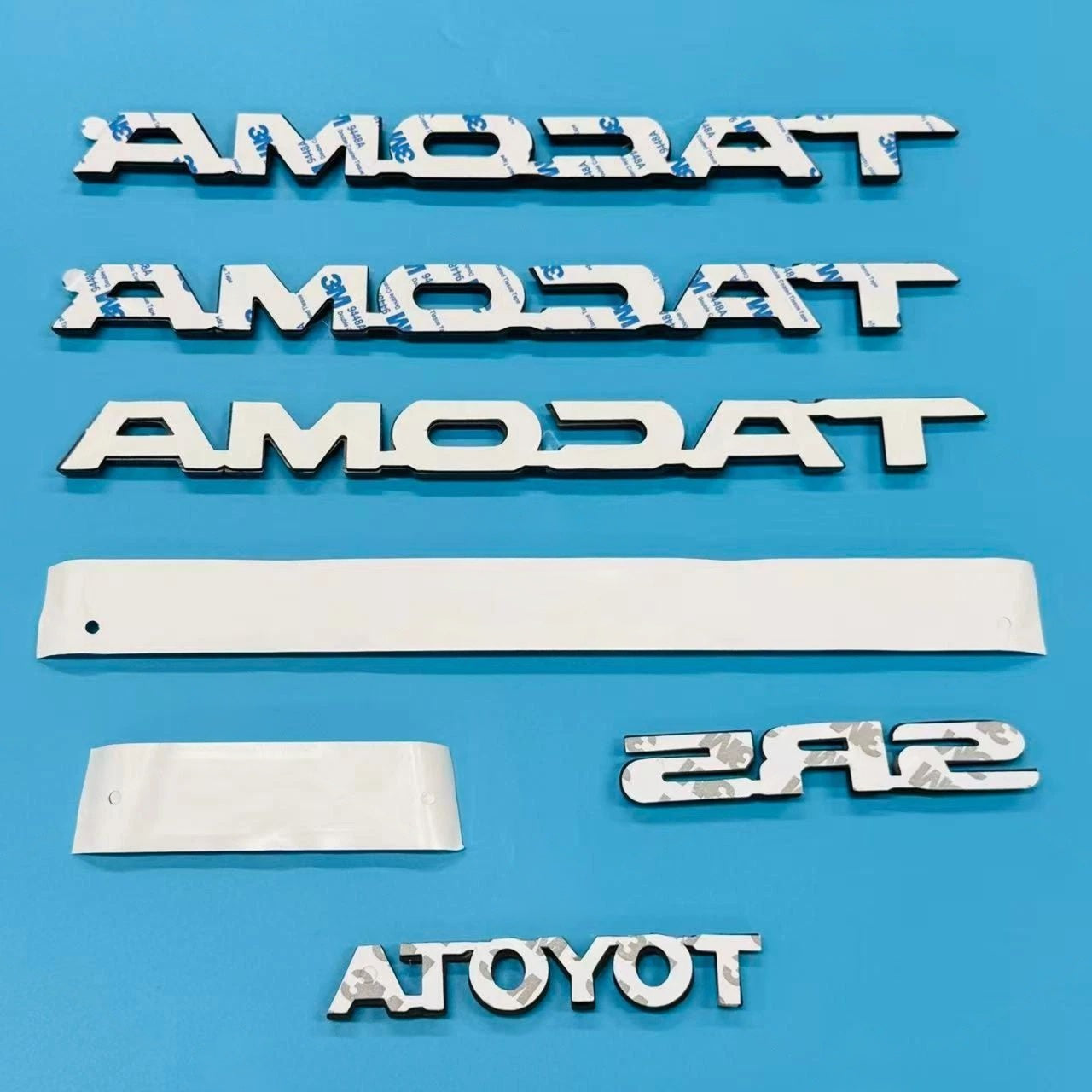 7pcs Set Emblems For 2005-2015 Toyota Tacoma Letter Badge Nameplate