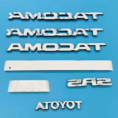 7pcs Set Emblems For 2005-2015 Toyota Tacoma Letter Badge Nameplate