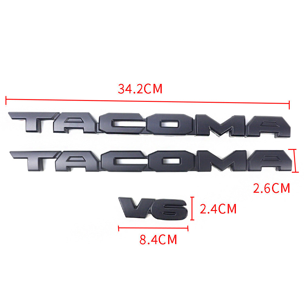 For 2016-2023 Toyota Tacoma SR5 V6 LIMITED Emblem Overlay Kit Secondary image