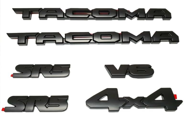 For 2016-2024 Toyota Tacoma SR5 V6 LIMITED Emblem Overlay Kit