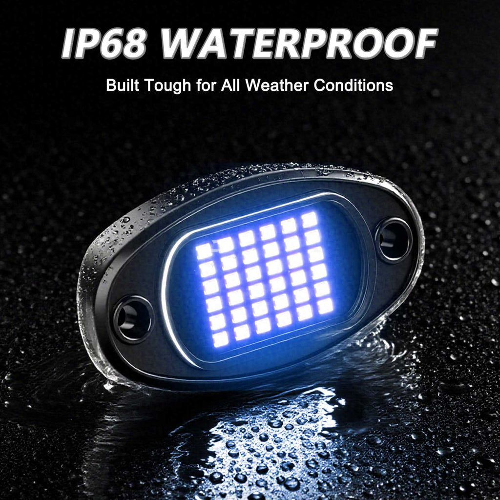 Rock Lights 6000K 36 LEDs SMD Chips Super Bright Neon Underglow Light