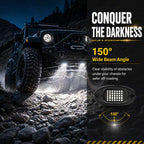 Rock Lights 6000K 36 LEDs SMD Chips Super Bright Neon Underglow Light