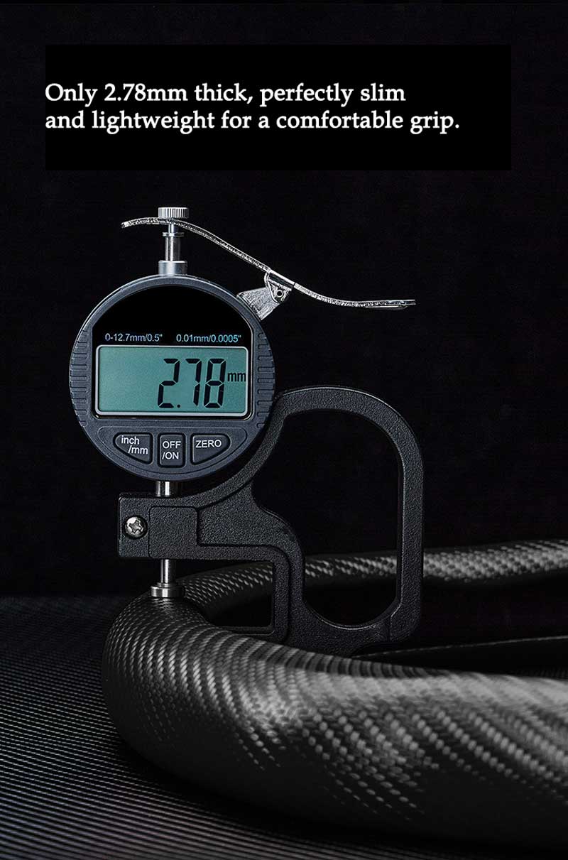 Carbon Fiber Steering Wheel Cover for All 14.5 to 15 inches Car Sedan Coupe SUV Pickup