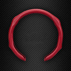 Carbon Fiber Steering Wheel Cover for All 14.5 to 15 inches Car Sedan Coupe SUV Pickup