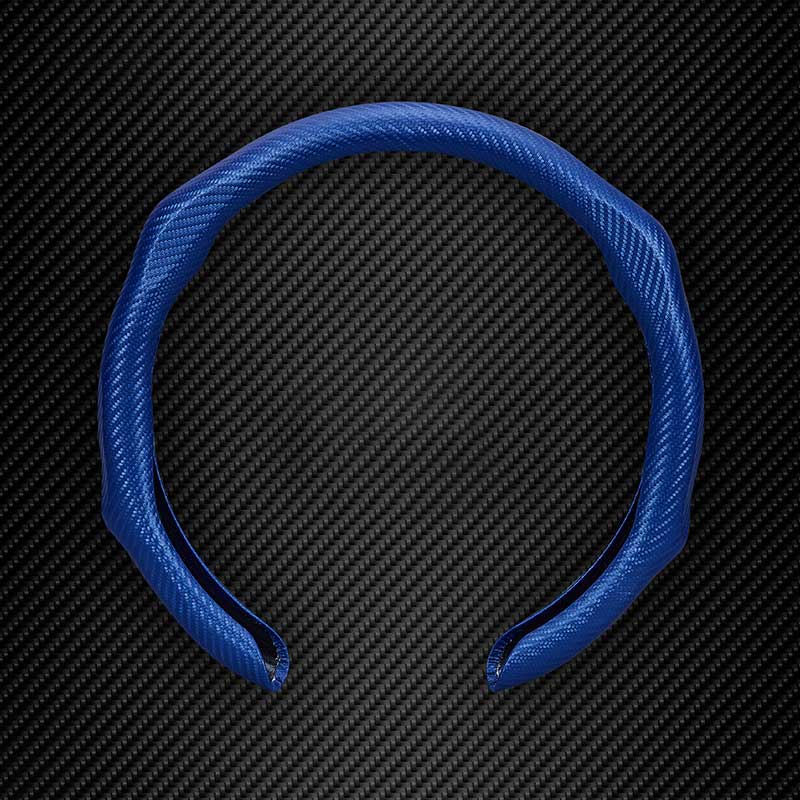 Carbon Fiber Steering Wheel Cover for All 14.5 to 15 inches Car Sedan Coupe SUV Pickup