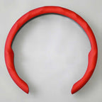 Perforated Nappa Leather Steering Wheel Cover for All 14.5 to 15 inches Car Sedan Coupe SUV Pickup