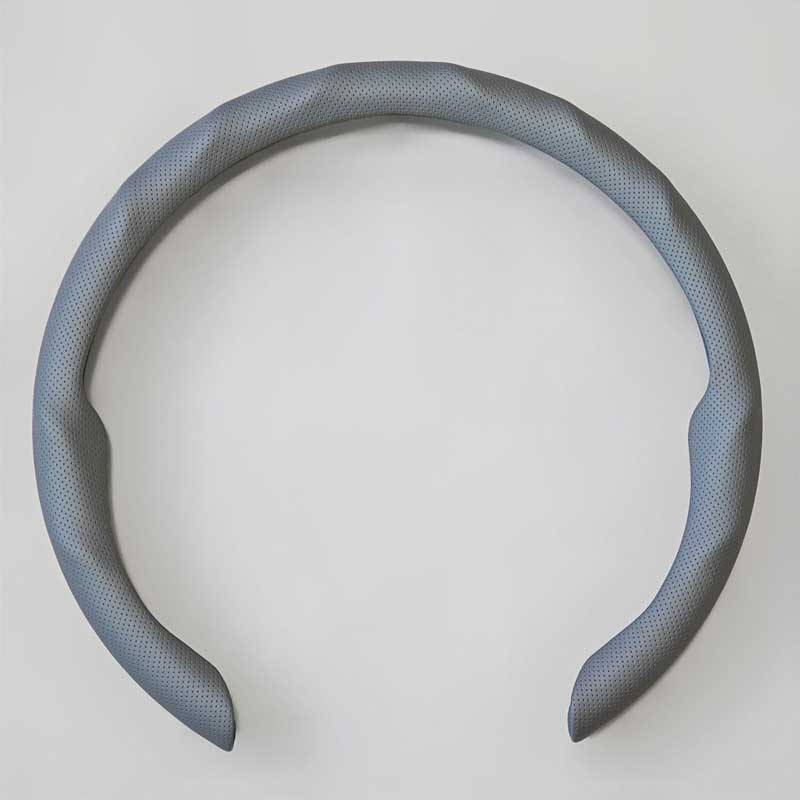 Perforated Nappa Leather Steering Wheel Cover for All 14.5 to 15 inches Car Sedan Coupe SUV Pickup