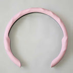 Perforated Nappa Leather Steering Wheel Cover for All 14.5 to 15 inches Car Sedan Coupe SUV Pickup