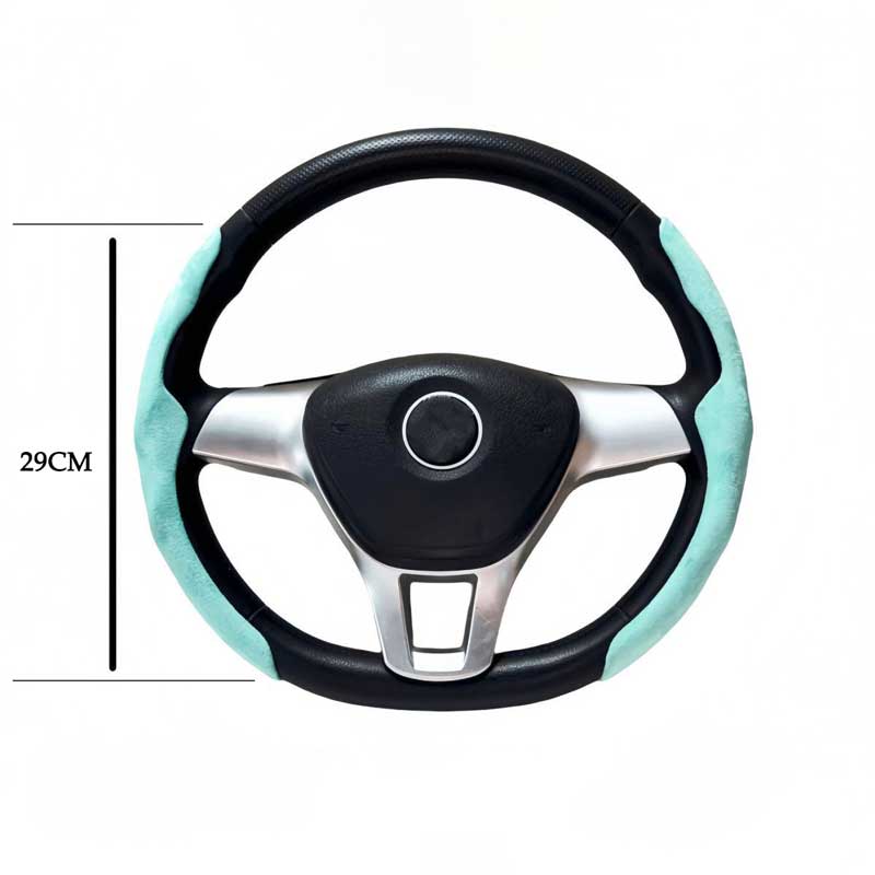 2pcs Segmented Steering Wheel Cover, Universal 99% Vehicle Wheel Cover Protector