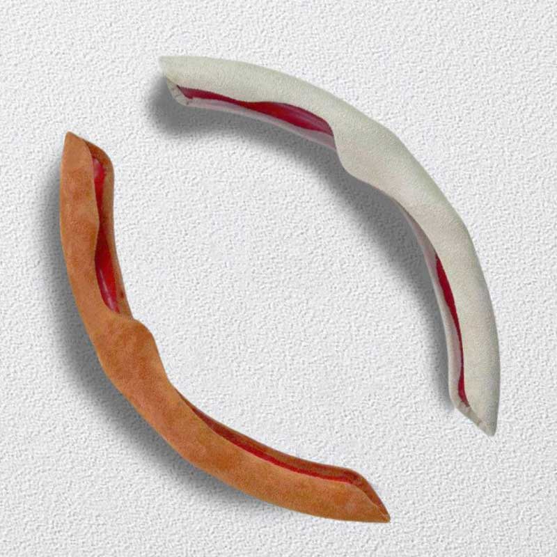 2pcs Segmented Steering Wheel Cover, Universal 99% Vehicle Wheel Cover Protector