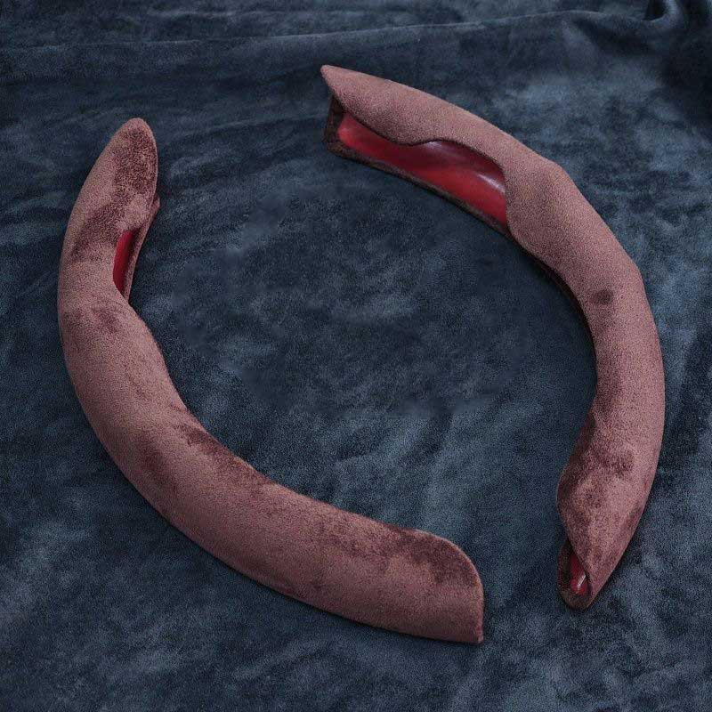 2pcs Segmented Steering Wheel Cover, Universal 99% Vehicle Wheel Cover Protector