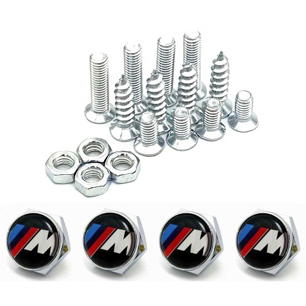 4pcs License Plate Screws for BMW M Power Frame